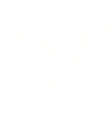 Ağlayan Ayı Tebeşiri Bir insan tarafından çizilmiş