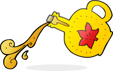 Bir insan tarafından çizilmiş serbest akçaağaç şurubu.