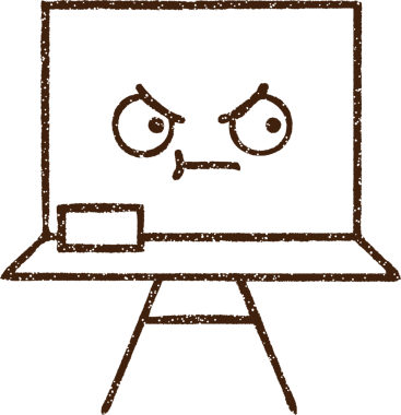 Bir insan tarafından çizilmiş karatahta kömürü