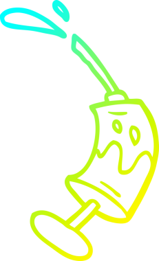 Bir insan tarafından çizilen karikatür aşısı çizimi.