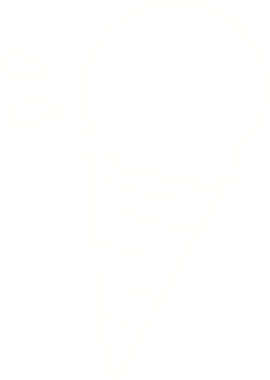 Bir insan tarafından çizilmiş dondurma tebeşiri.