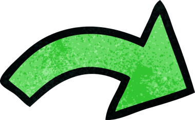 Bir insan tarafından çizilmiş bir okun eski grunge desen çizimi