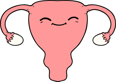 bir insan tarafından çizilmiş rahim karikatürü.