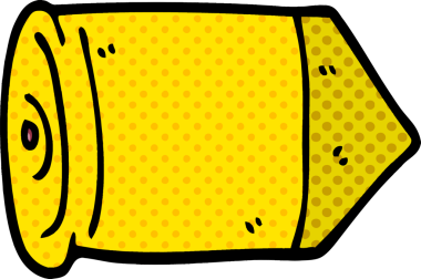 Bir insan tarafından çizilmiş altın kurşun.