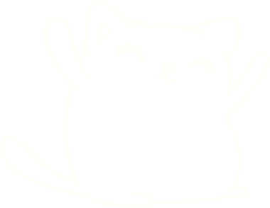 Bir insan tarafından çizilen Kedi Tebeşiri