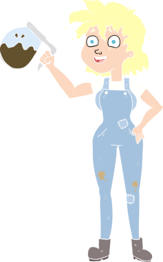 Bir insan tarafından çizilmiş düz kahve rengi.