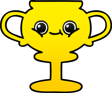 Bir insan tarafından çizilmiş bir kupanın gölgelenmiş karikatürü