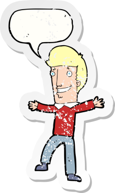 Bir insan tarafından çizilmiş el çizimi karikatür