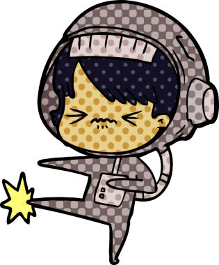 Kızgın çizgi film kızı bir insan tarafından çizilmiş ayak parmağı.