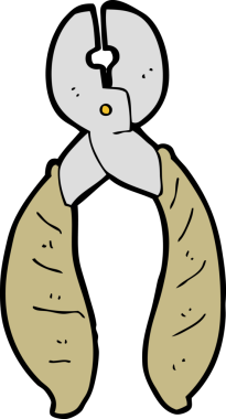 Bir insan tarafından çizilmiş güçlü kerpeten.