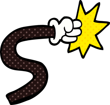 Bir insan tarafından çizilen el hareketinin karalaması.