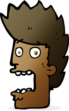 Bir insan tarafından çizilmiş karikatür.