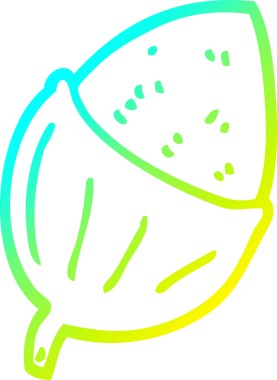 Bir insan tarafından çizilmiş bir palamut karikatürü.