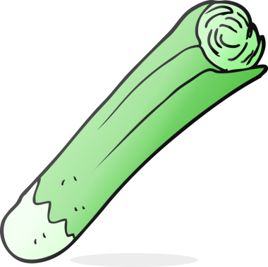 Bir insan tarafından çizilmiş el yazması pırasa karikatür