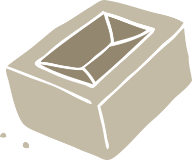 Bir insan tarafından çizilmiş karalama tuğlası.