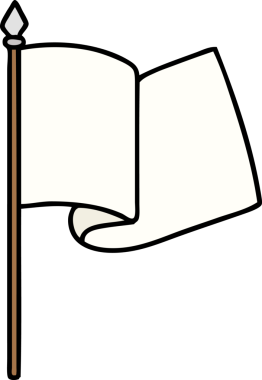 Bir insan tarafından çizilmiş geleneksel bir bayrak dövmesi