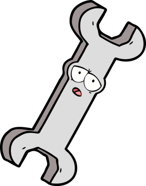 Bir insan tarafından çizilmiş çizgi film anahtarı.