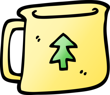 bir insan tarafından çizilmiş vektör gradyan çizim kutusu