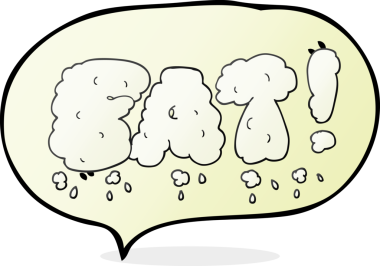 Bir insan tarafından çizilmiş serbest konuşma balonu FAT sembolü