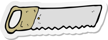 Bir insan tarafından çizilmiş bir karikatür çıkartması.