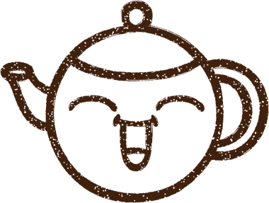 Bir insan tarafından çizilen Mutlu Çaydanlık Kömürü Çizimi