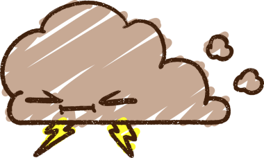 Kızgın Fırtına Tebeşiri Bir insan tarafından çizilmiş