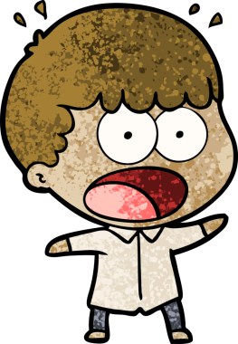 Bir insan tarafından çizilmiş bir karikatür.