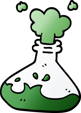 bir insan tarafından çizilmiş karalama bilim deneyi.