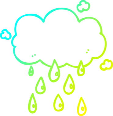 Bir insan tarafından çizilen karikatür bulutu çizimi.