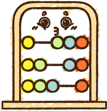 Bir insan tarafından çizilen Abaküs Tebeşiri