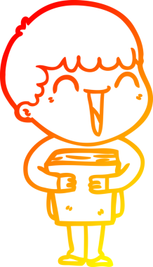 Bir insan tarafından çizilmiş mutlu bir adamın çizgi çizimi.