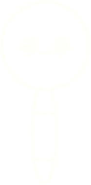 Bir insan tarafından çizilen Büyüteç Tebeşir Çizimi