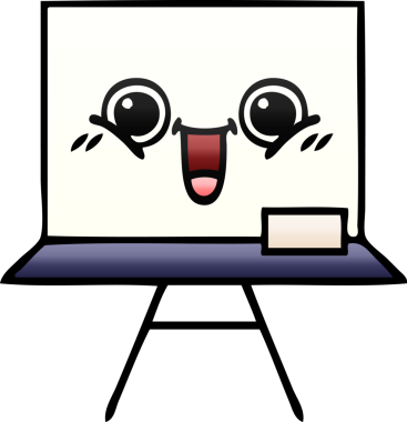 Bir insan tarafından çizilmiş beyaz bir karikatür.