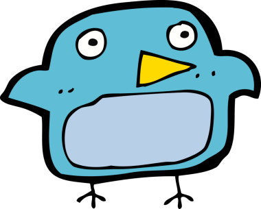 bir insan tarafından çizilmiş mavi kuş.