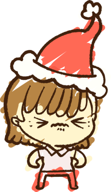 Bir insan tarafından çizilen Noel Kadın Tebeşiri