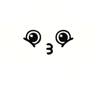 Bir insan tarafından çizilen düşünce baloncuğunun düz renkli retro karikatürü