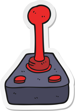 Bir insan tarafından çizilmiş bir çizgi filmin çıkartması.