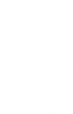 Bir insan tarafından çizilen Sinirli Kedi Tebeşiri