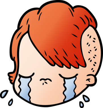 Bir insan tarafından çizilmiş bir kadın yüzü.