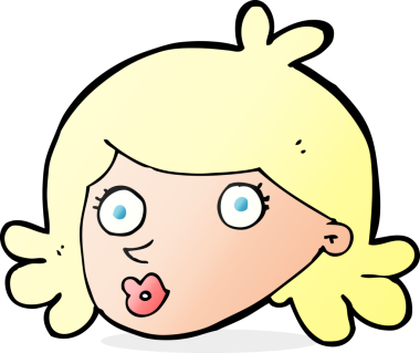 Bir insan tarafından çizilmiş güzel bir yüz.