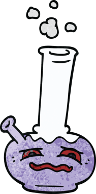 Bir insan tarafından çizilmiş karikatür nargilesi.