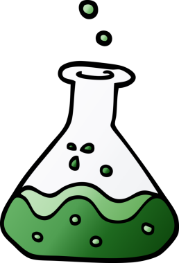 bir insan tarafından çizilmiş karalama bilim deneyi.