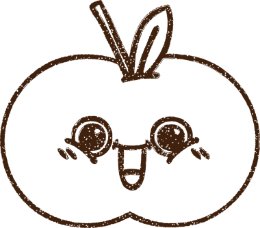 Elma Kömürü Bir insan tarafından çizilmiş