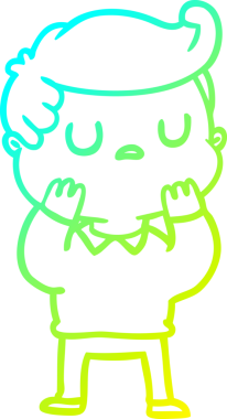 Bir insan tarafından çizilmiş bir karikatür çizimi.