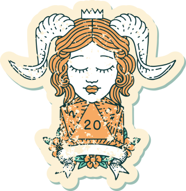 Retro Dövme Biçimi Bir insan tarafından çizilmiş doğal yirmi zar atışıyla düzenleme