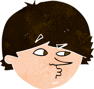 bir insan tarafından çizilmiş şüpheli bir adam.