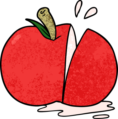 Bir insan tarafından çizilmiş çizgi film.