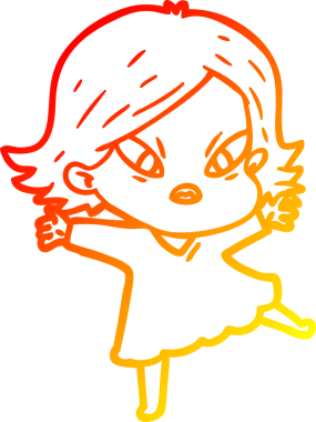 Bir çizgi film karakteri, bir insan tarafından çizilmiş...