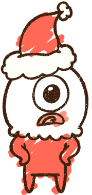 Bir insan tarafından çizilen Noel Uzaylı Tebeşiri