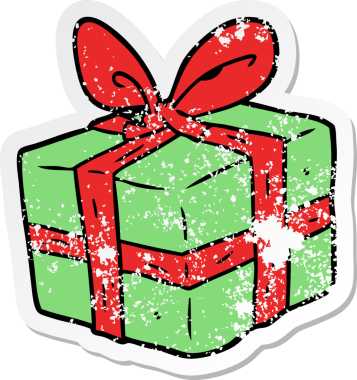 Bir insan tarafından çizilmiş karikatür etiketi.